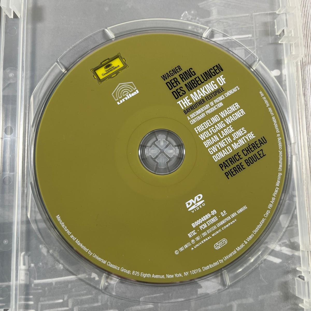 Wagner: Ring des Nibelungen The Making Of DVD 2005 Patrice Chéreau