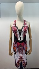 Roberto Cavalli Women's Multicolor Viscose Coctail Dress Size 38