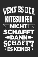Kitesurfer Notizbuch 110 Linierte Seiten A5 Geschenk FüR Surfer