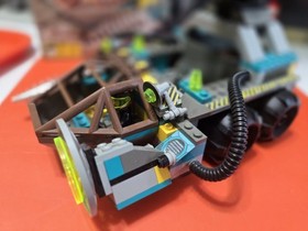 Lego 4970 Rock Raiders Chrome Crusher + BOX + INSTRUCTION MANUAL + MINIFIGURE