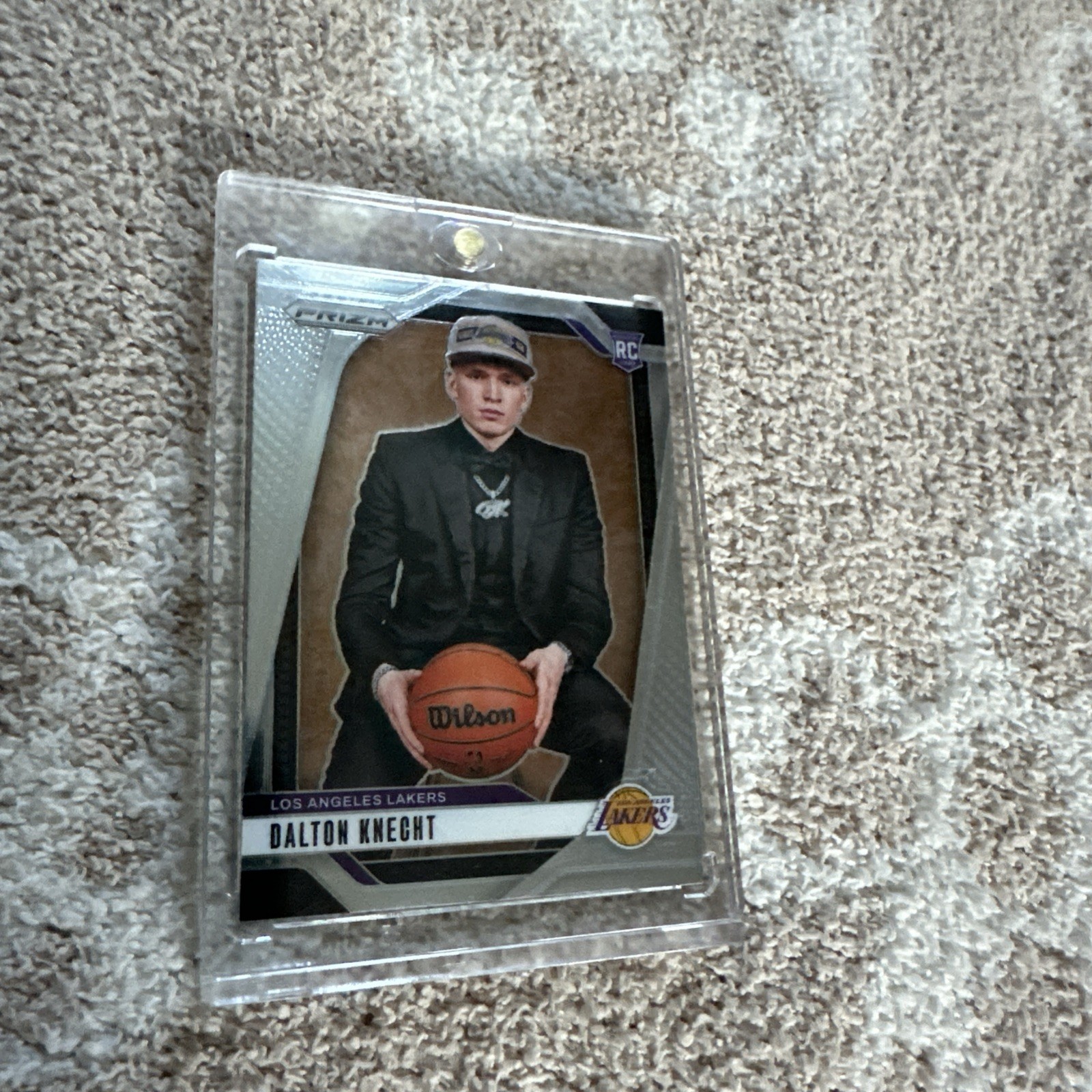 DALTON KNECHT 2024-25 PANINI PRIZM rookie card variation LOS ANGELES LAKERS #238