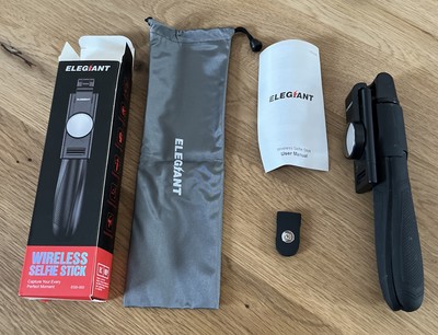 ELEGIANT EGS-003 Selfie-Stick schwarz - NEU & OVP