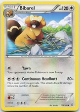 Bibarel 118/160 Uncommon Primal Clash Pokemon Lightly Played