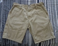 Zace Made in USA 100 Cotton Twill Shorts Khaki/Tan Size 32