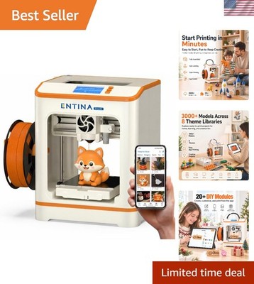 Tina2C 3D Printer for Kids & Beginners, Fully Assembled Starter Mini 3D Print...