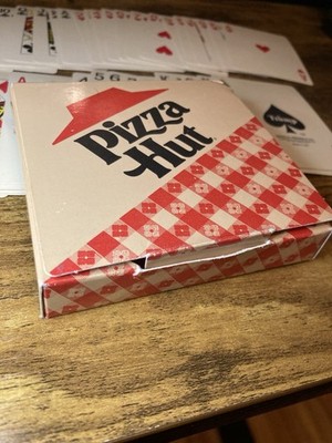 Pizza Hut Mini Box Playing Cards Trump Hoyle Products Complete Deck Hard to Find