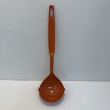 Vintage Ekco Orange Nylon Plastic Ladle Spoon Made In USA