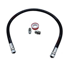 Industrial grade Hydraulic Hose 1/4" NPT Male x 12" Length HY-12L-1/4 NPT