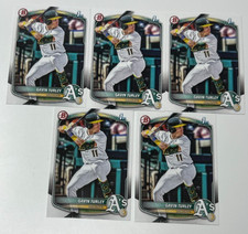 2025 1st Bowman Gavin Turley 6 Card Rookie Lot #BD-28 A's RC