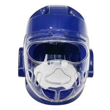 Martial Arts Helmet with Visor Shockproof Helmet Breathable