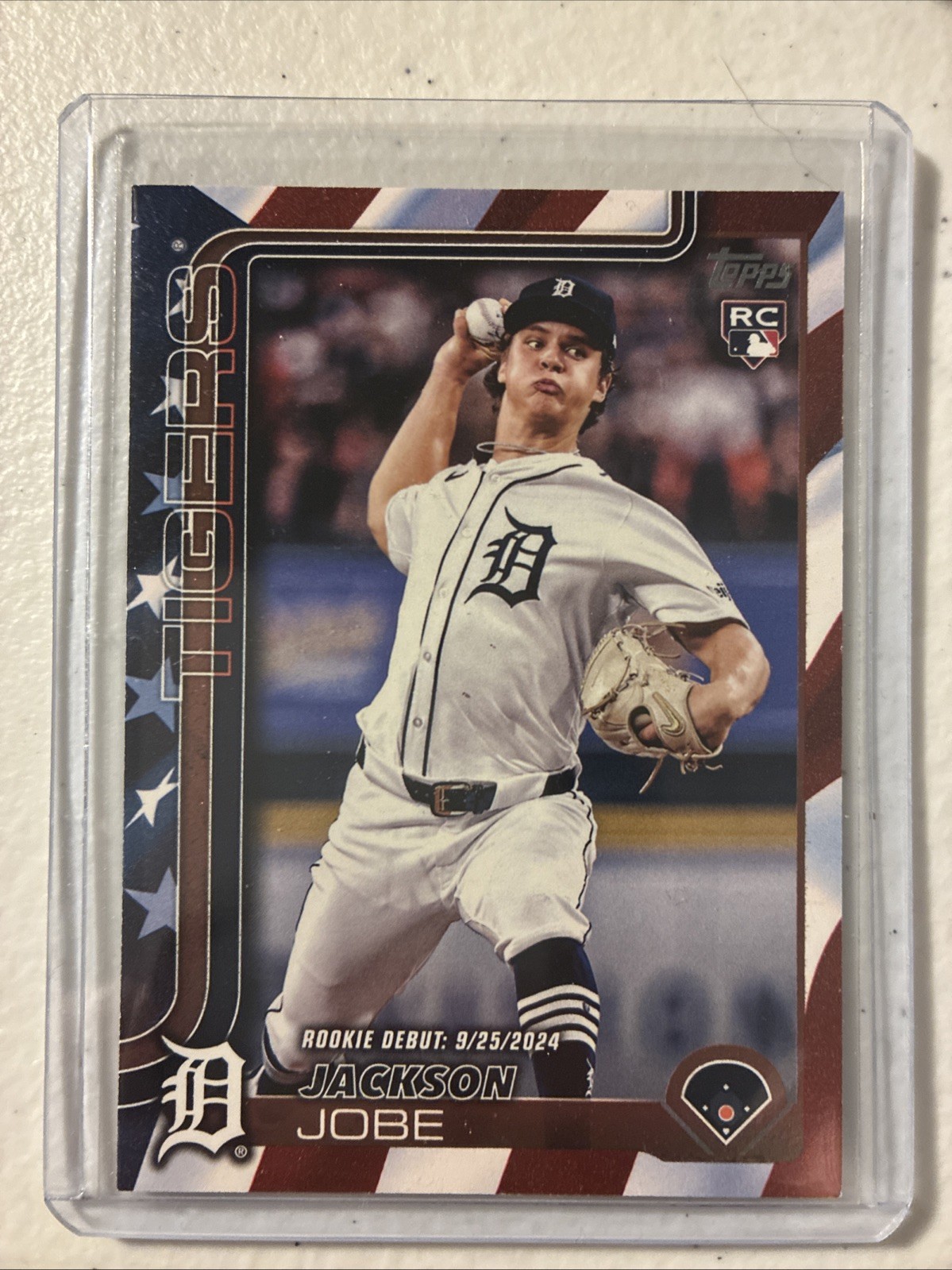 2025 Topps Update #US193 Jackson Jobe Independence Day #/76