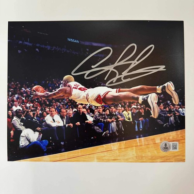 #ad Autographed Signed Dennis Rodman Chicago Bulls 8x10 Basketball Photo BAS COA $79.99