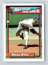 1992 Topps #4 Nolan Ryan
