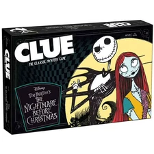 Clue The Classic Mystery Game Nightmare Before Christmas Edition Board Game NEW!