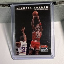 SkyBox Michael Jordan NBA All-Time Records Chicago Bulls Basketball 1992 #45