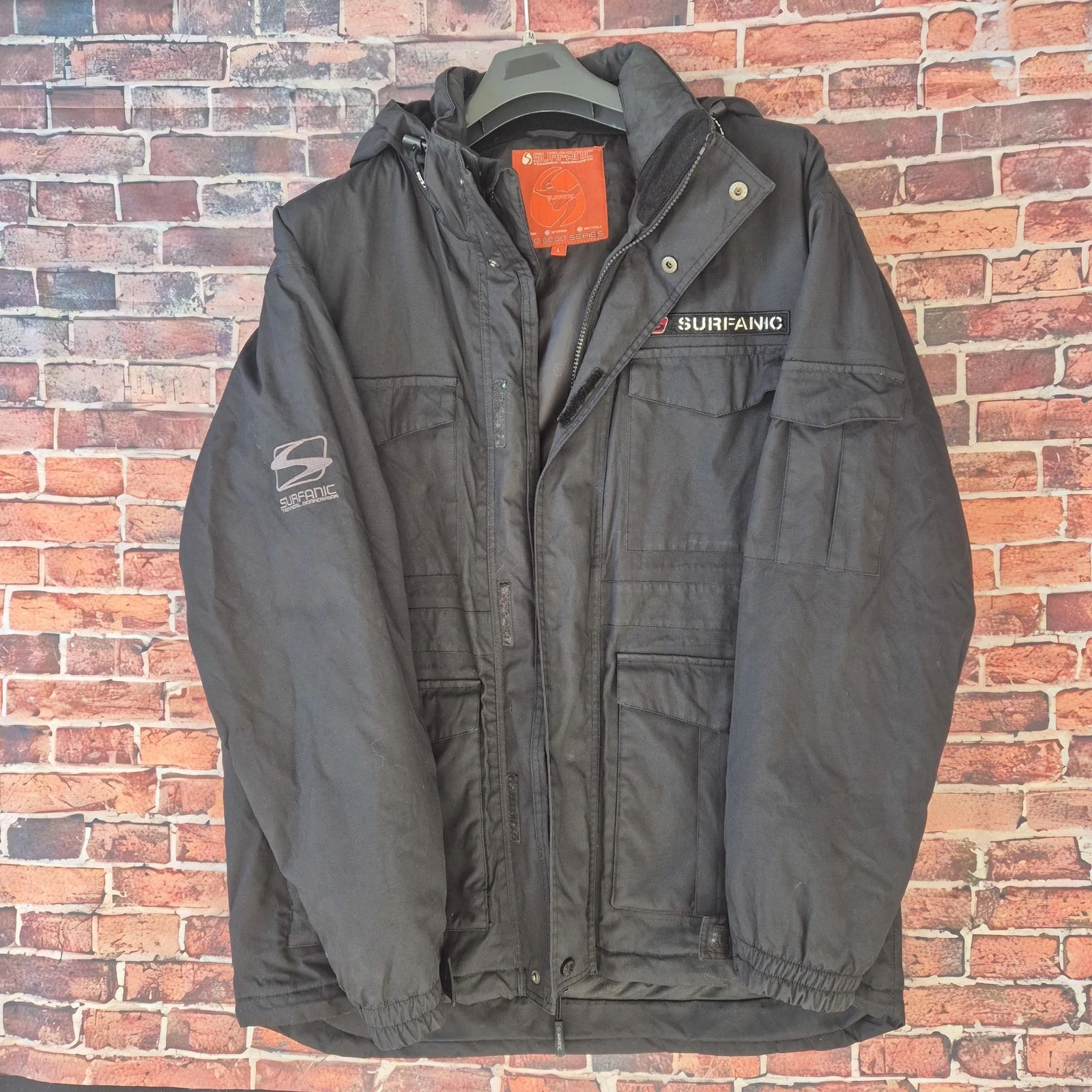 Surfanic Black Outdoor Jacket Size Large
Opens in a new window or tab