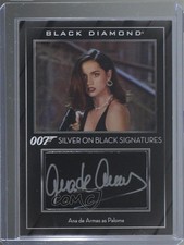 2025 Upper Deck James Bond Black Diamond 21/35 Ana de Armas as Paloma Auto 02aj