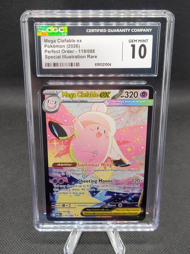 Mega Clefable ex graded CGC 10 for sale on eBay