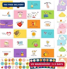Decorably 24 Pack Assorted 6x4in Funny Thinking of You Cards with Envelopes and