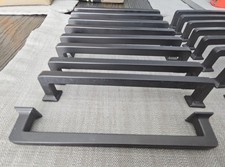 18 Dark Bronze 7 inch Cabinet Pulls 6.25 Inch Hole Center - No Hardware