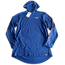 Nike New England Patriots NFL L/S Pullover Hoodie Sz Men's Large NWT
