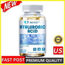 Hyaluronic Acid Capsules Anti Aging Hydrating Wrinkles Fine Lines Joint Health