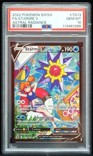 2022 Starmie V #TG13/TG30 Astral Radiance PSA 10 Pokemon Card