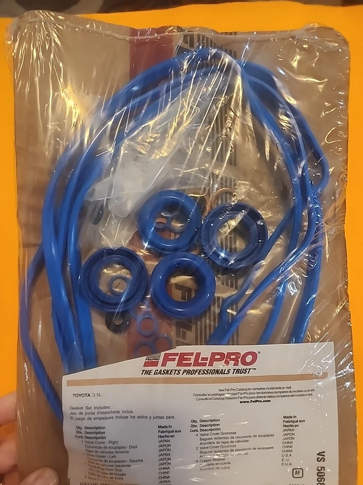 Juego de juntas de cubierta de válvula de motor para Toyota Avalon Camry 2005-2016, Sienna Highland Foto 4 de 4