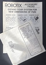 1985 Milton Bradley Robotix Series R-2000/1500 Replacement Extra Paperwork Part