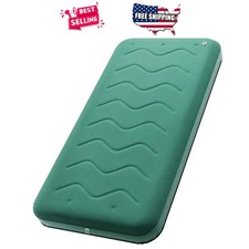 Twin Size Air Mattress Camping Pad 9in Thick Insulated Foam Inflatable Bed Green