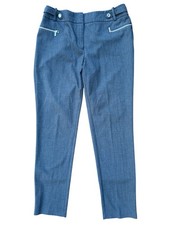 Calvin Klein Straight Leg Stretch Ankle Dress Pants, Women's Size 6, Gray