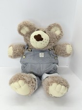 Vintage 1985 Xavier Roberts Dudley Furskins 20" Plush Bear Stuffed Animal READ