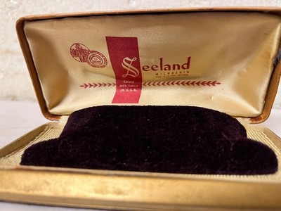 Vintage SEELAND Wristwatch Watch Box 1940s ~CASE ONLY ~ Seeland Watch Co. NY