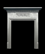 LARGE TALL VICTORIAN EDWARDIAN CAST IRON FIREPLACE FIRE WOODBURNER SURROUND