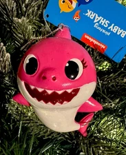2025 Nickolodeon Pink PinkFong Baby Shark Christmas Tree Ornament New w Tag