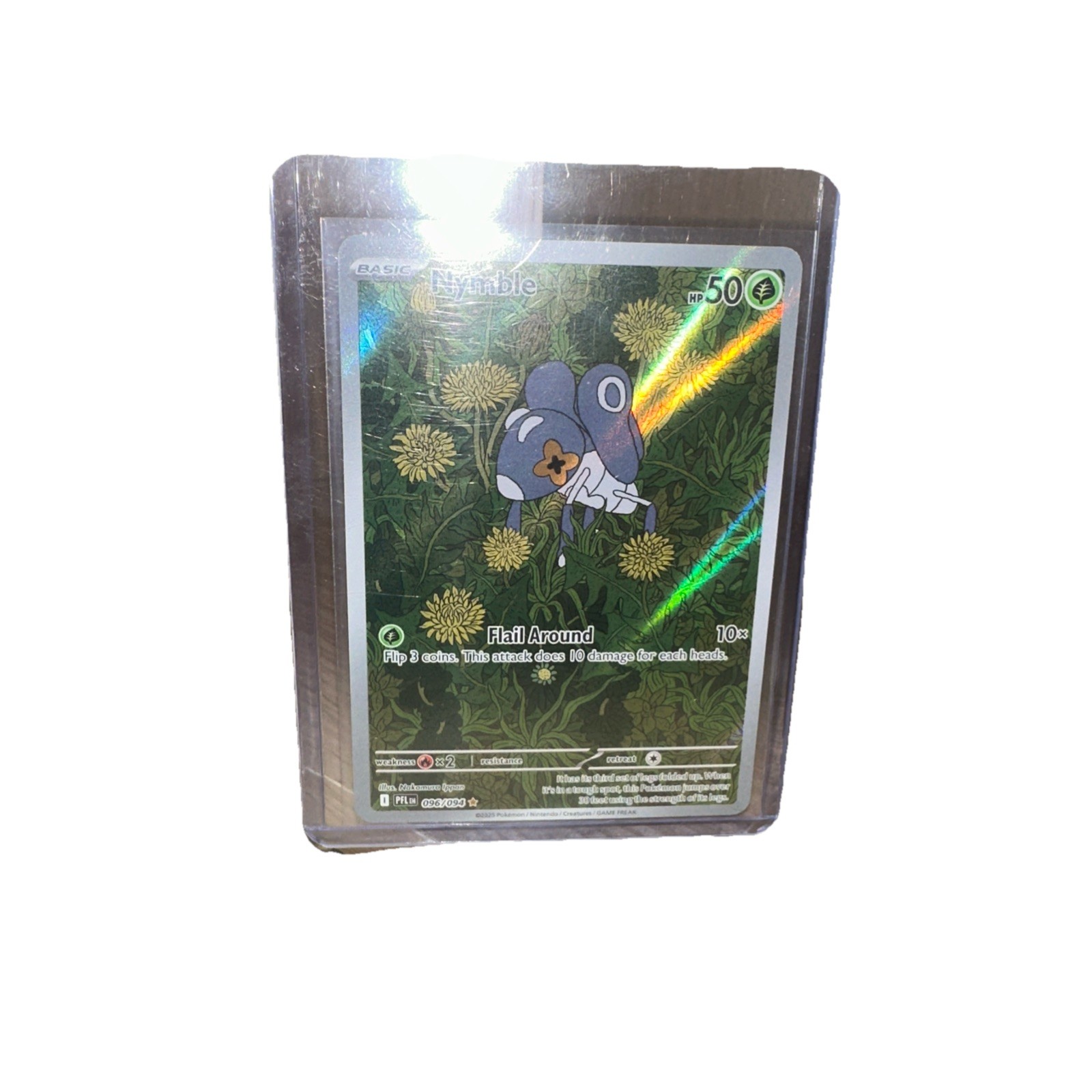 Pokemon TCG Phantasmal Flames Nymble 096/094 Holo