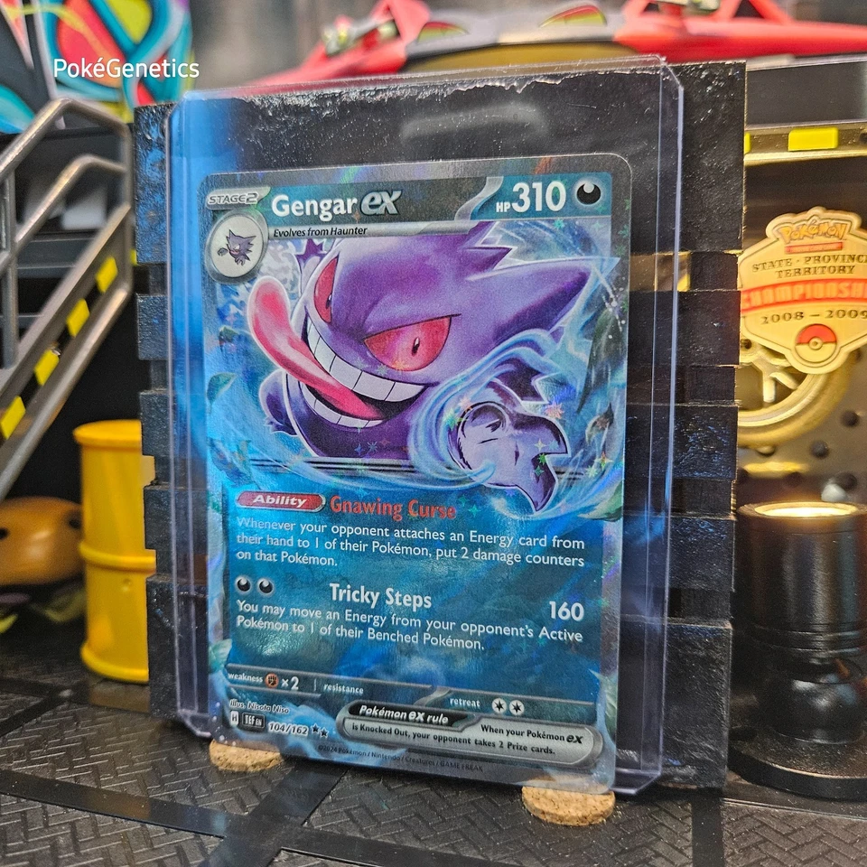 Gengar ex Temporal Forces Ultra Rare Pokémon TCG 104/162 Scarlet & Violet SV05 - Image 2 of 4