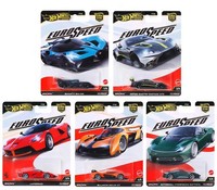 1:64 Hot Wheels Premium 2025 Euro Speed Set 5 Pcs. 976L Ferrari, Bugatti