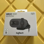 Logitech Brio 100 Full HD Webcam for Meetings and Streaming, Auto-Light Balance,