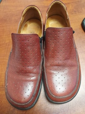 Birkenstock Footprints Loafers Leather EU 40 260 Women 9 Men 7 Maroon Portugal