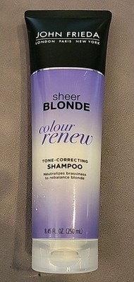 John Frieda Sheer Blonde Colour Renew Tone Correcting Shampoo 8.45oz $3.00 Ship 