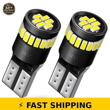 AUXITO 194 LED Bulbs 6000K White for License Plate Light, Pack of 2