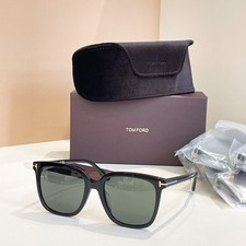 Tom Ford TF958 Sunglasses Black Green Lens 55-19-140 New