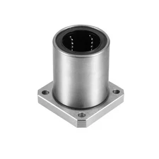 LMK35UU Square Flange Ball Bearings, 35mm Bore Dia, 52mm OD,1X