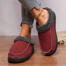 Slippers Men Winter Plush Warm Thick Sole Indoor Non-slip Women Couples