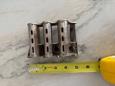 Vintage McGill M.P. Co U.S.A. New York 3 Barrel Paragon Coin Changer Rustic