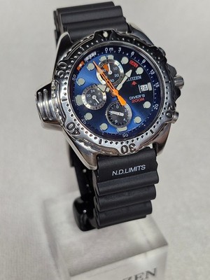 Citizen Promaster Aqualand, Kaliber 3740,blau metallic, Saphirglas im 1A-Zustand