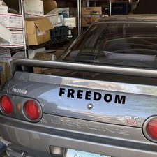 FREEDOM Decal Charlie Kirk Hero Patriotic Car Vinyl Sticker NO USA IMPORT FEES