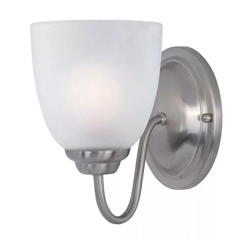 Maxim Lighting Stefan 1 Light Wall Sconce, Satin Nickel - 10071FTSN - Picture 1 of 2