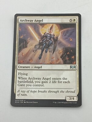 Magic the Gathering Einzelkarte Archway Angel bespielt